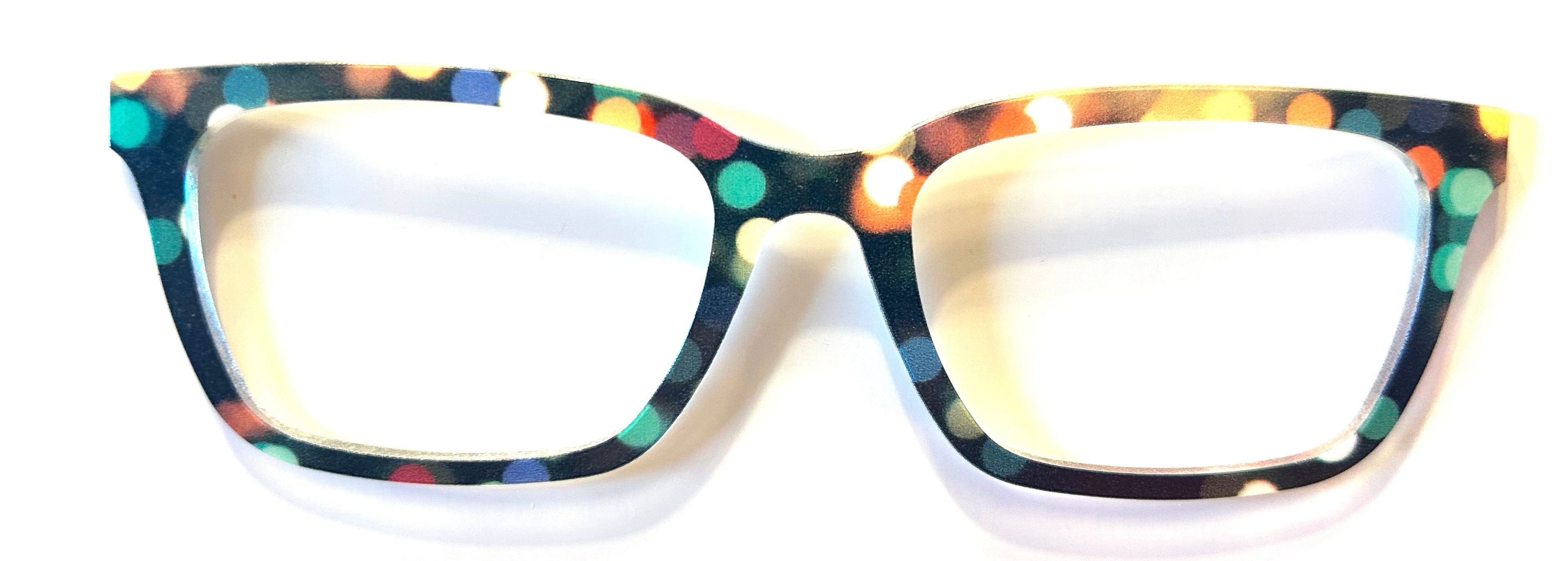 PAIR Larkin Topper; bokeh dots