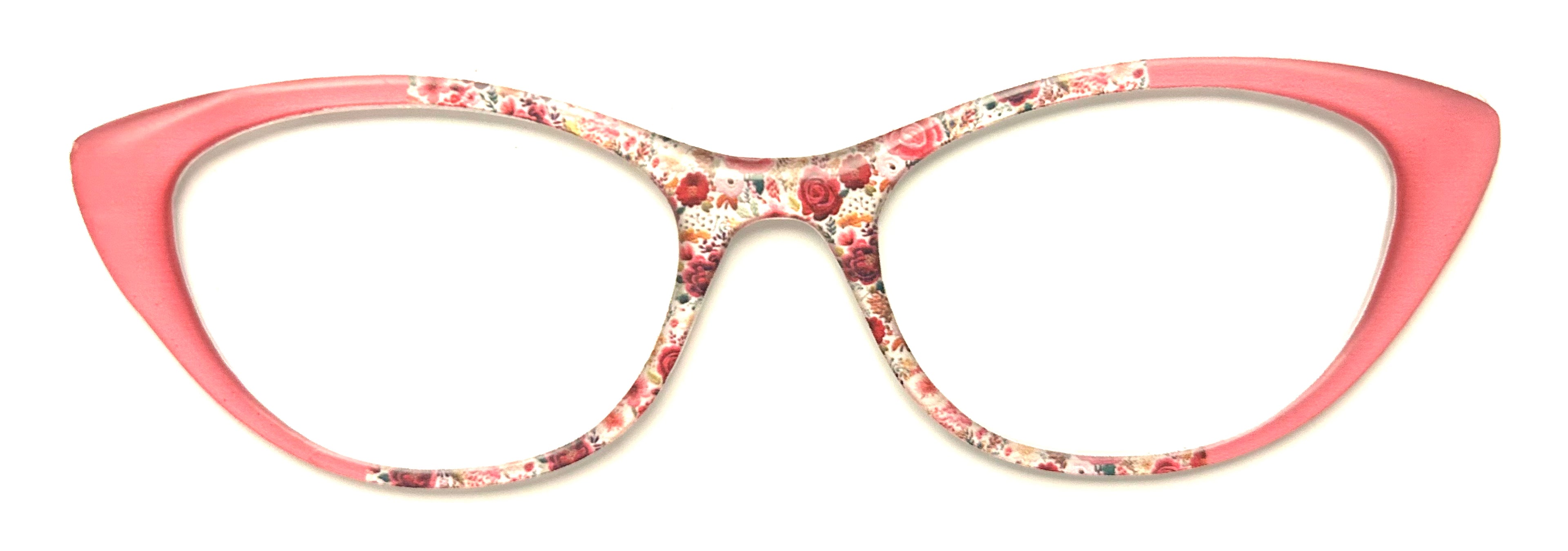 NEW Ella Topper; Framefetti; roses design/pink vertical split