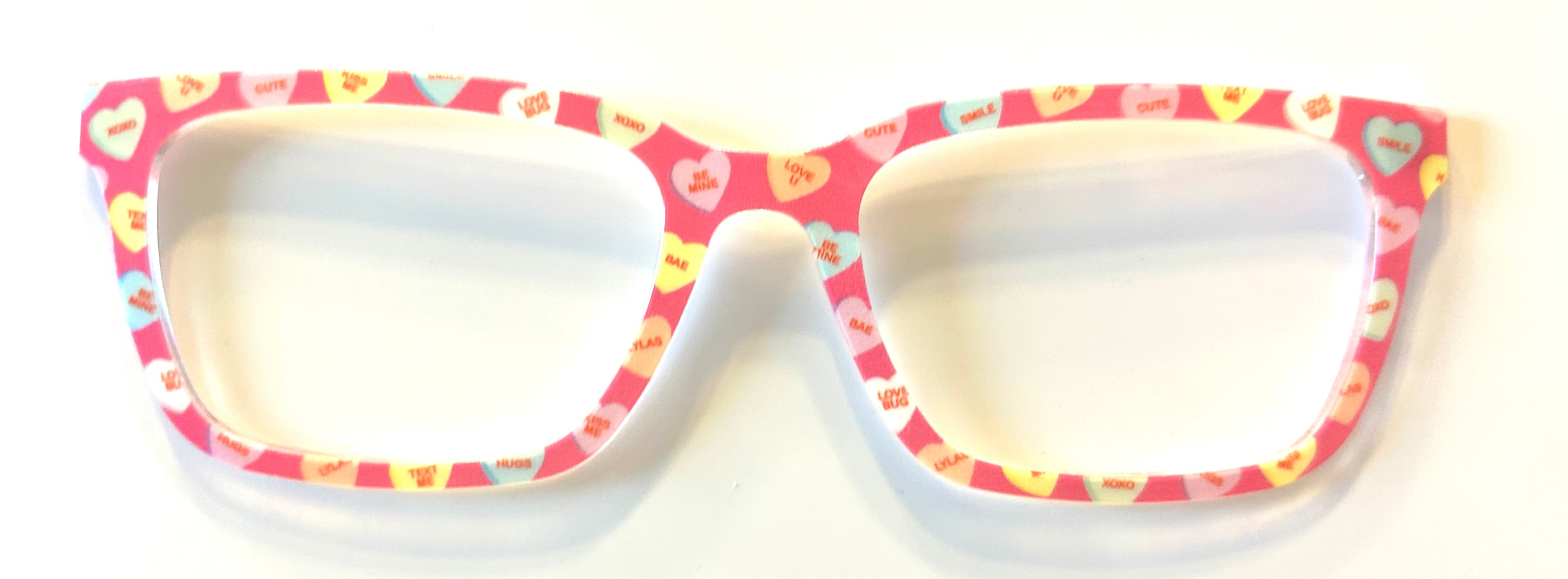 PAIR Larkin Topper; conversation hearts