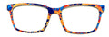 Kirby Topper; Lea’s Metal Treasures; blue and orange alcohol ink