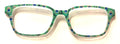PAIR Finley Topper; peacock feathers