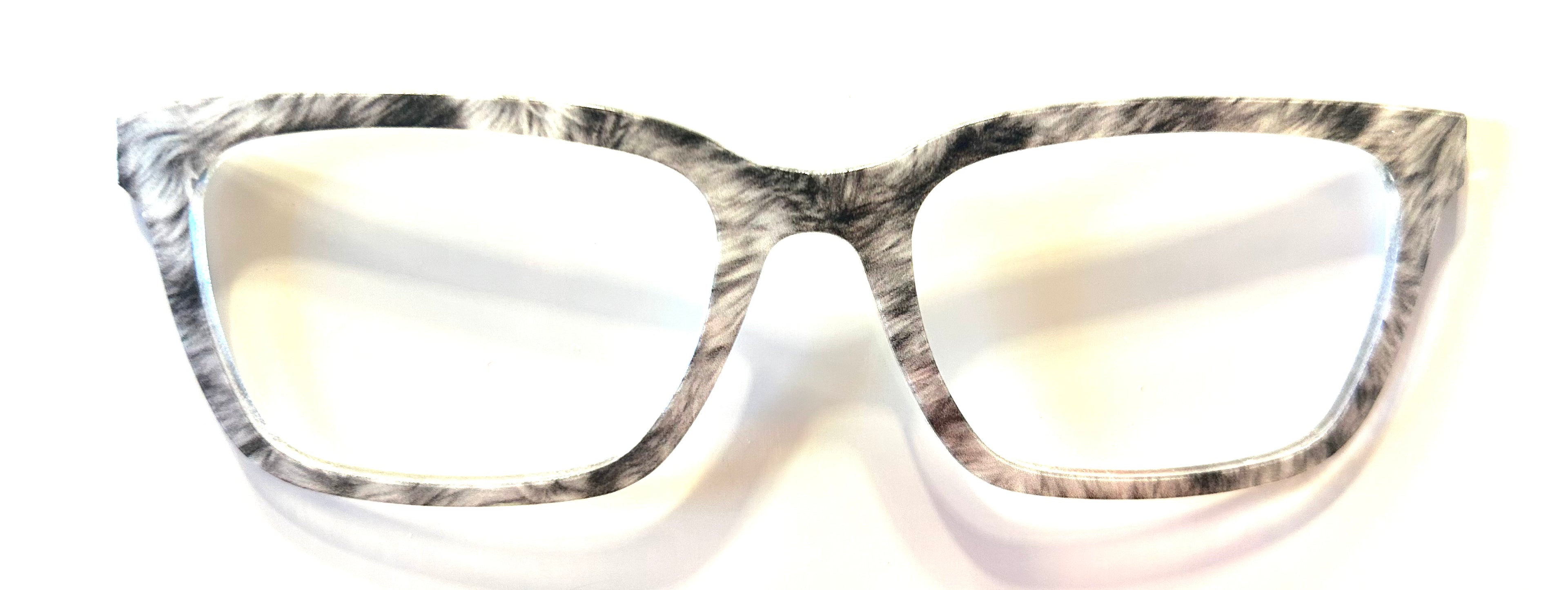 PAIR Larkin Topper; gray animal fur