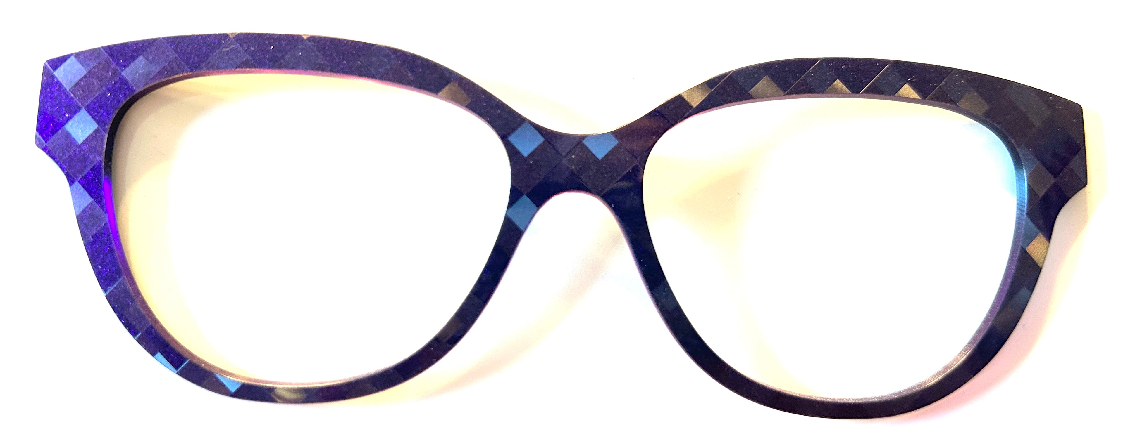 PAIR Premium Quinn Topper; eggplant geo
