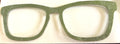 Casper Topper; Laser Nonna; textured; green shimmer