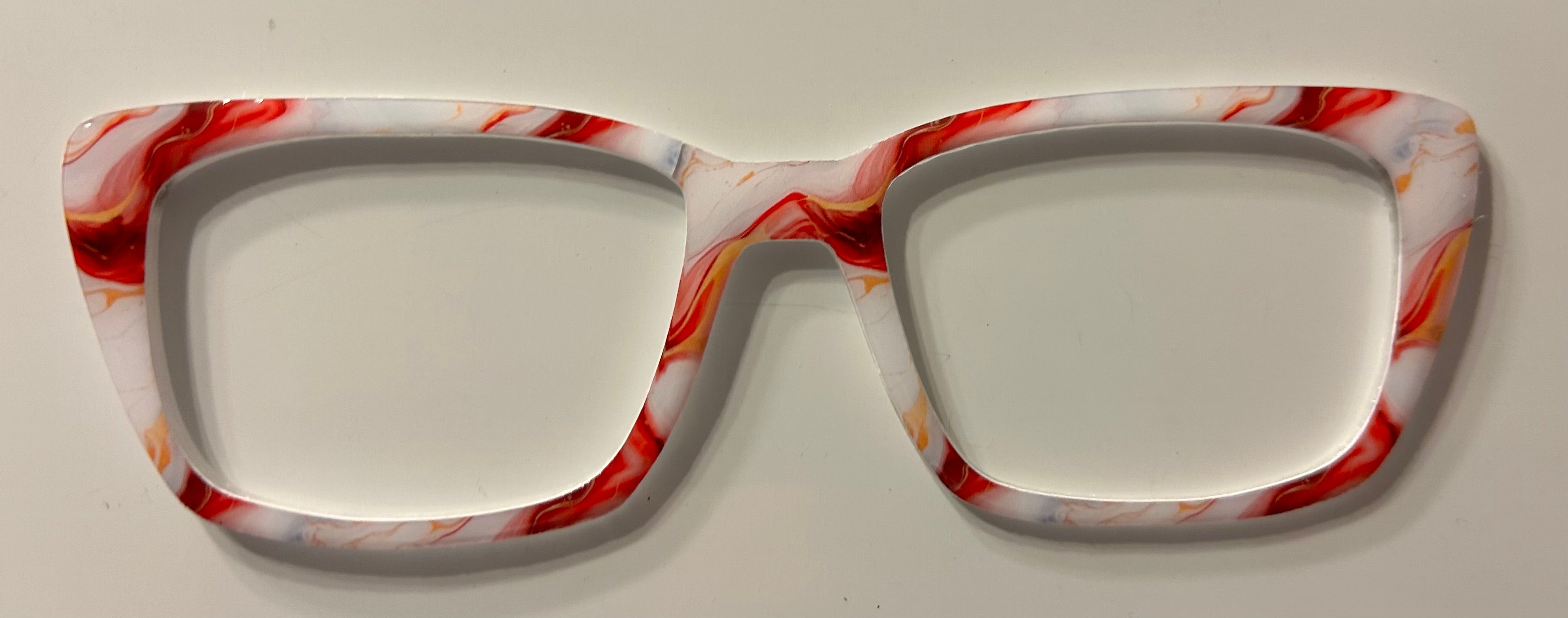 Kirby  Topper, hybrid white/red/gold swirls