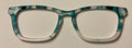 Casper Topper, smooth teal/white swirls