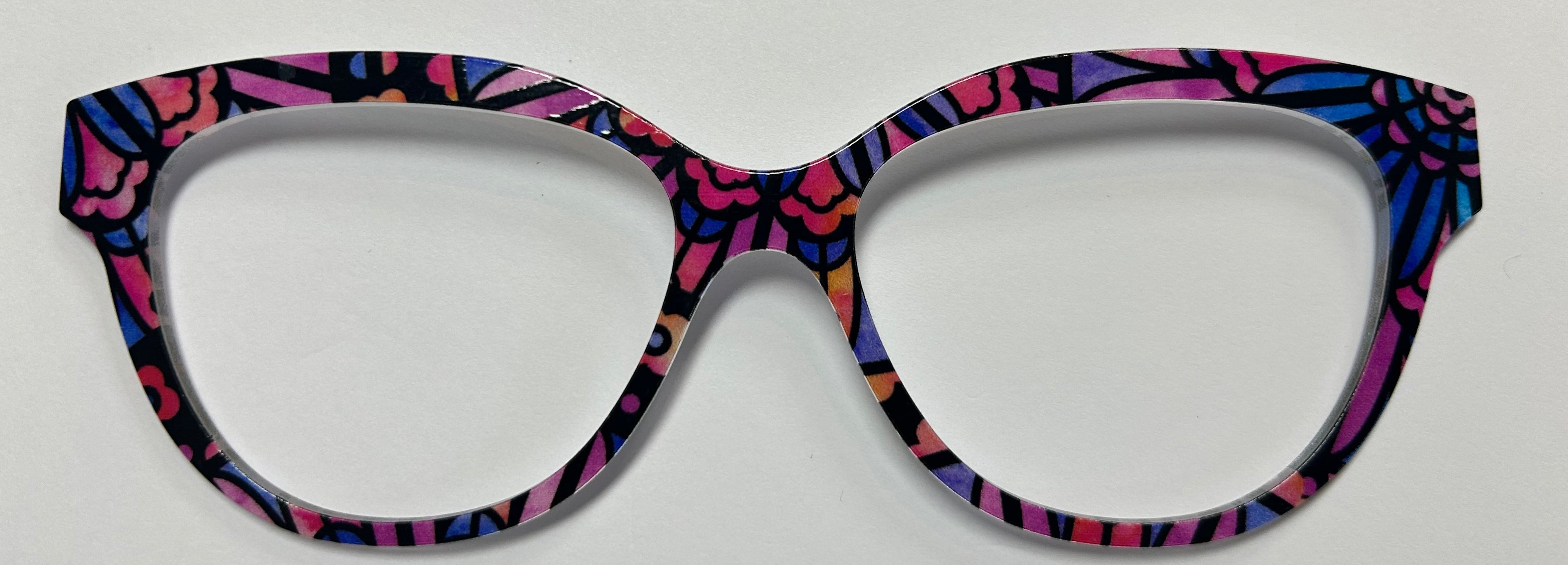 PAIR Quinn Topper, multicolored designs on black
