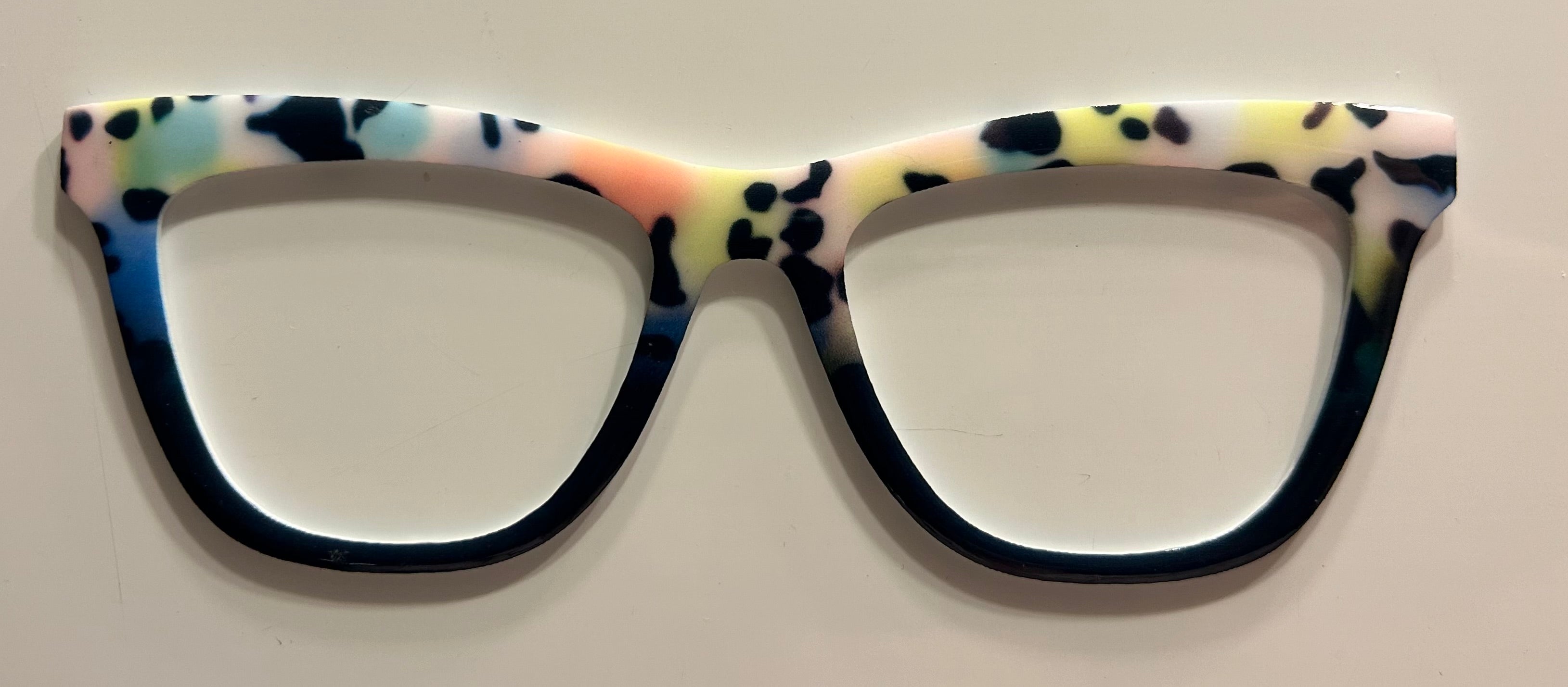 Harper Topper,pastel tort to navy blue split