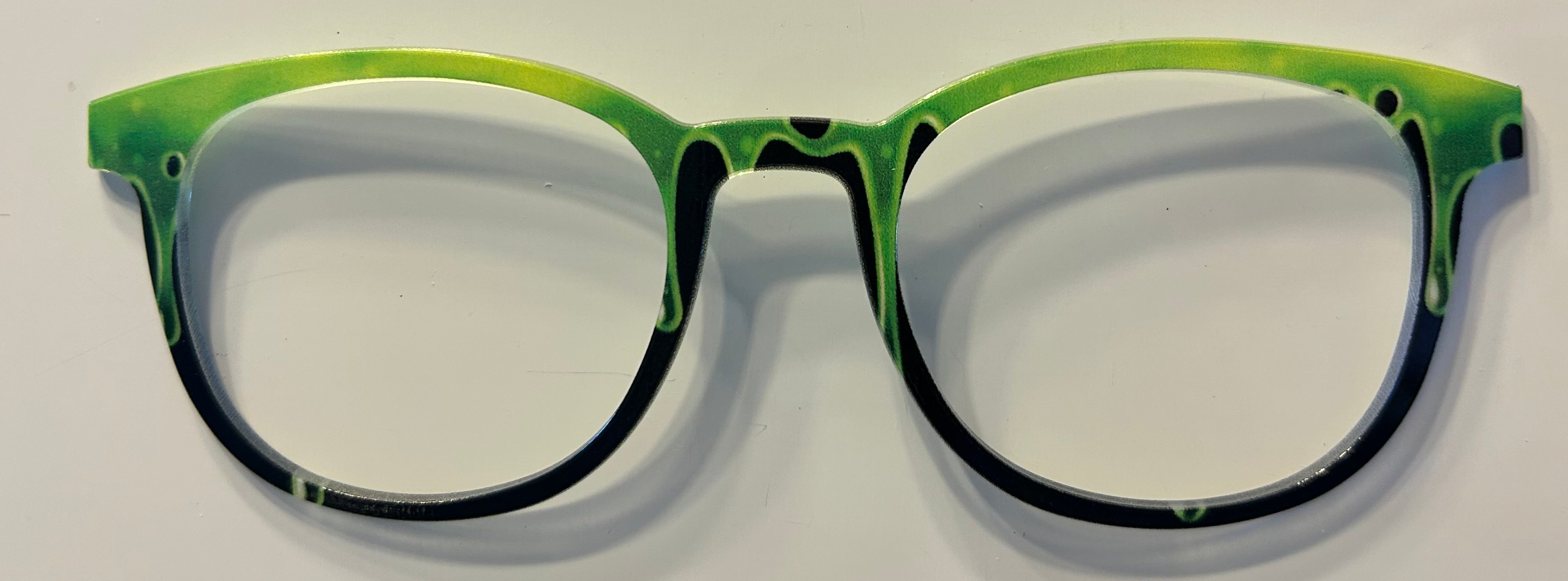 PAIR Reese Topper; Black with green slime