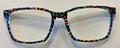 PAIR Kirby Topper,Christmas Lights on Black
