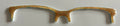 Kirby Brow Topper; tan with confetti