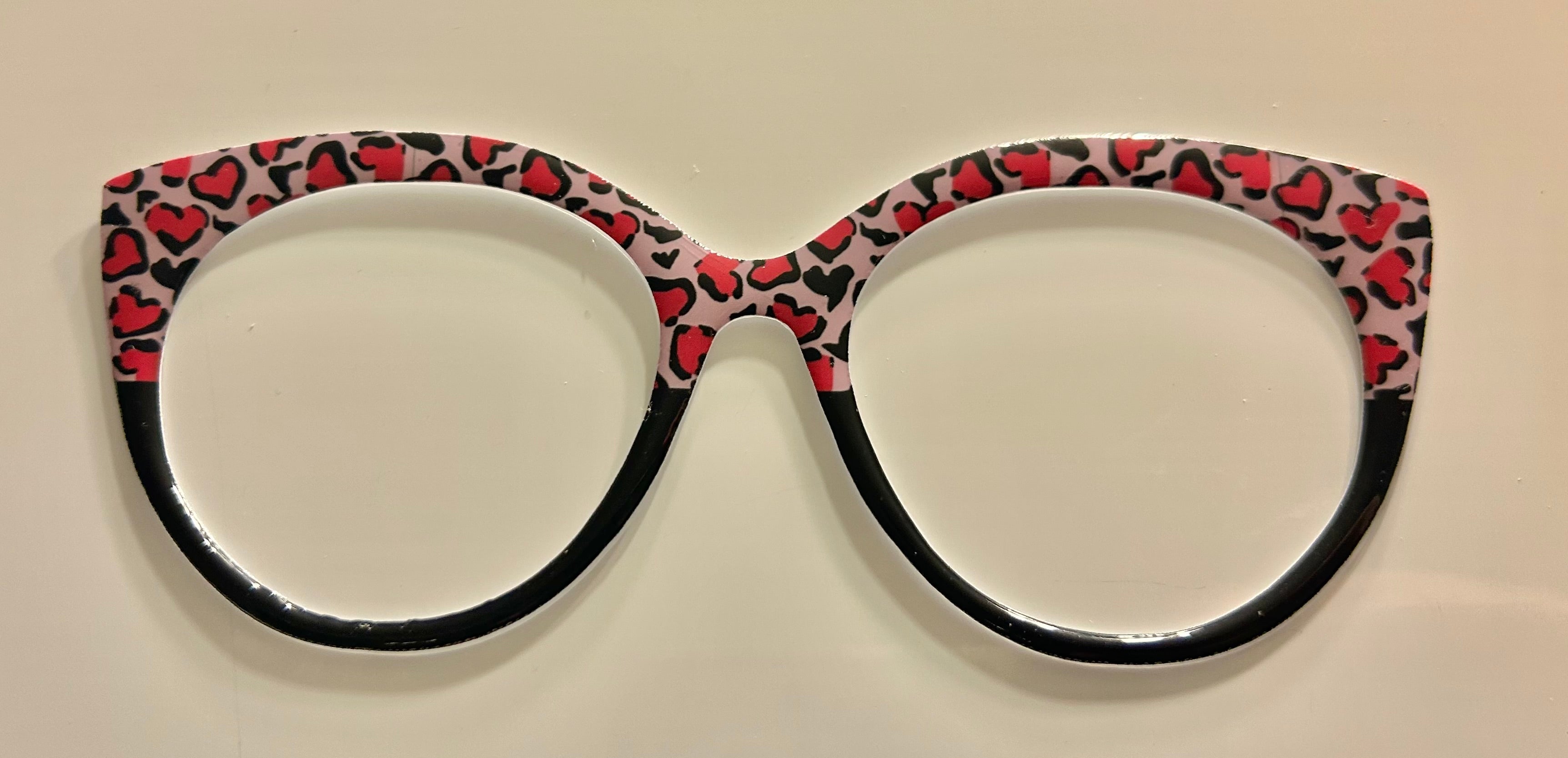 Zuri Topper; Feelin' Fancy; black pink hearts/black split