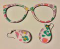 Zuri Topper; pastel with matching earrings