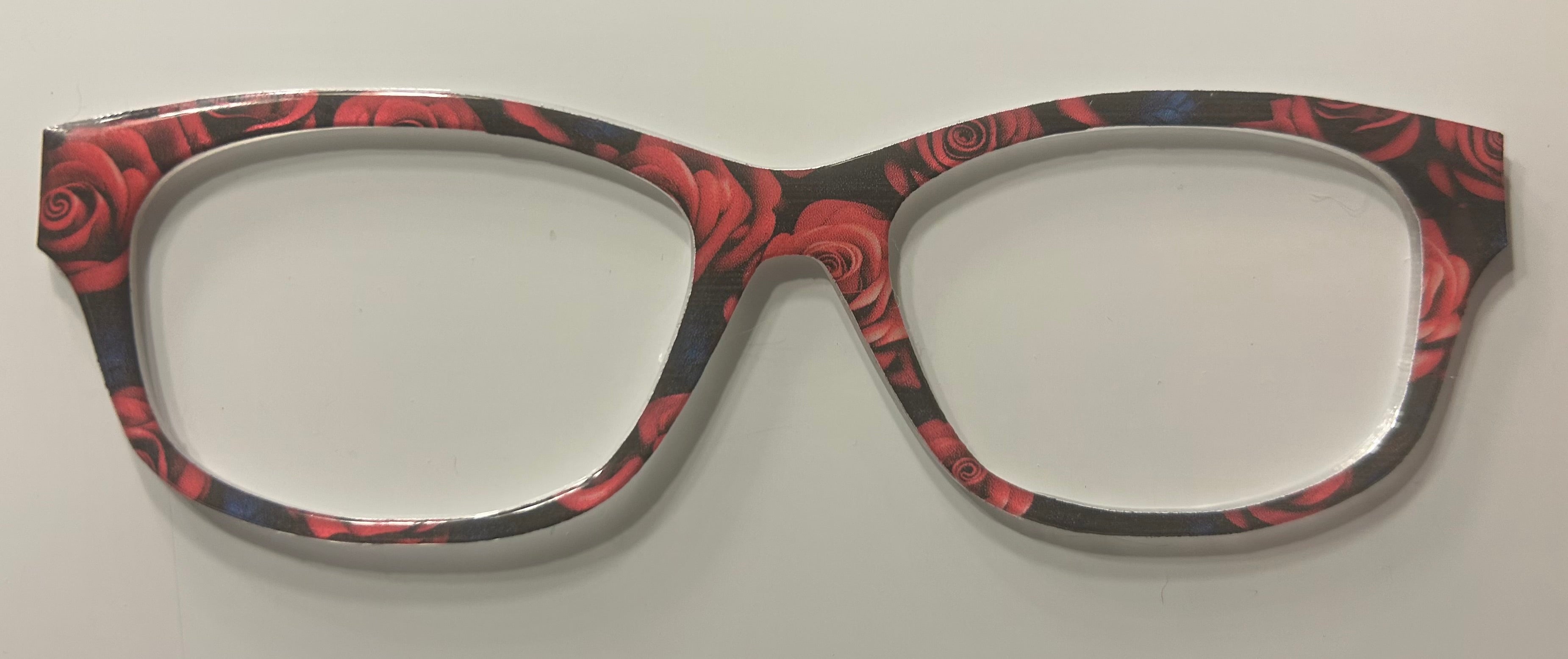 Addison Topper; pink damask on black