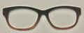 Addison Topper; metal; black to rose gold gradient