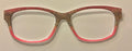 Addison Topper; pink/cheetah print gradient