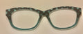 Addison Topper; teal polka dots split