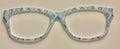 Addison Topper; Light Blue Pattern