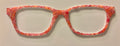 Finley Topper; coral plaid