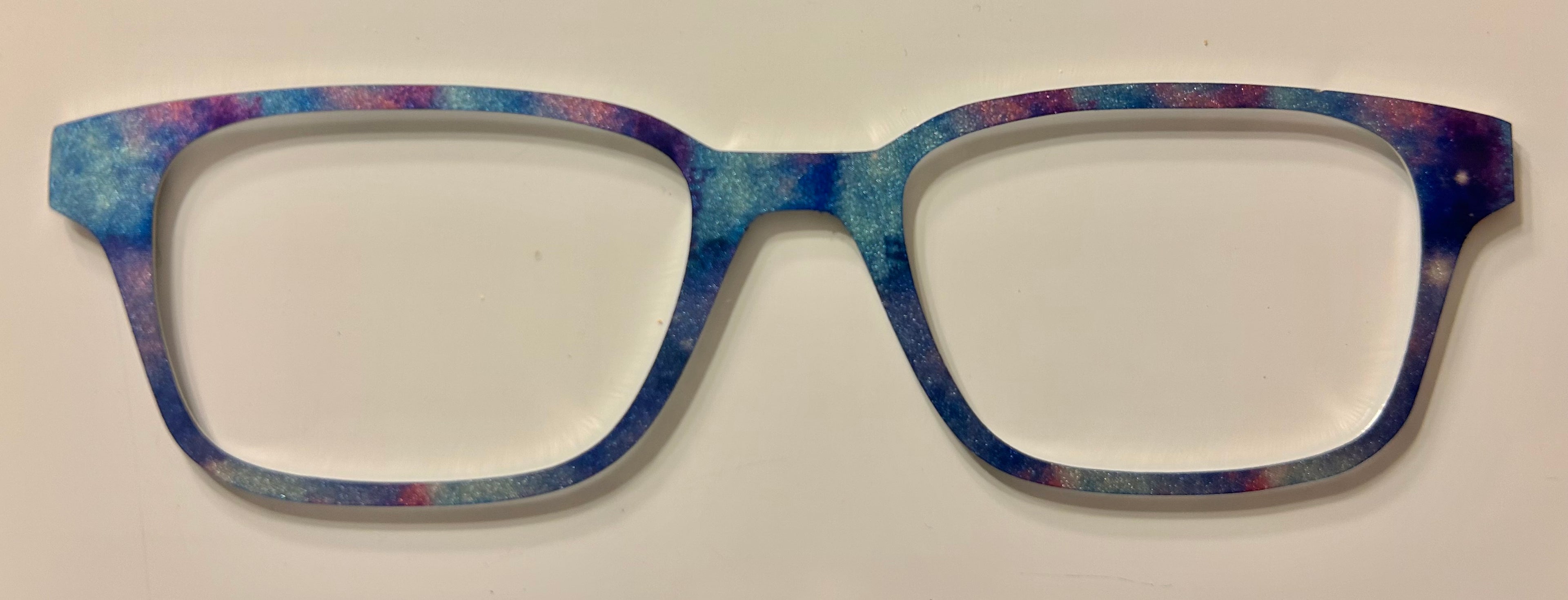 Finley Topper; purple and blue cosmic; metal