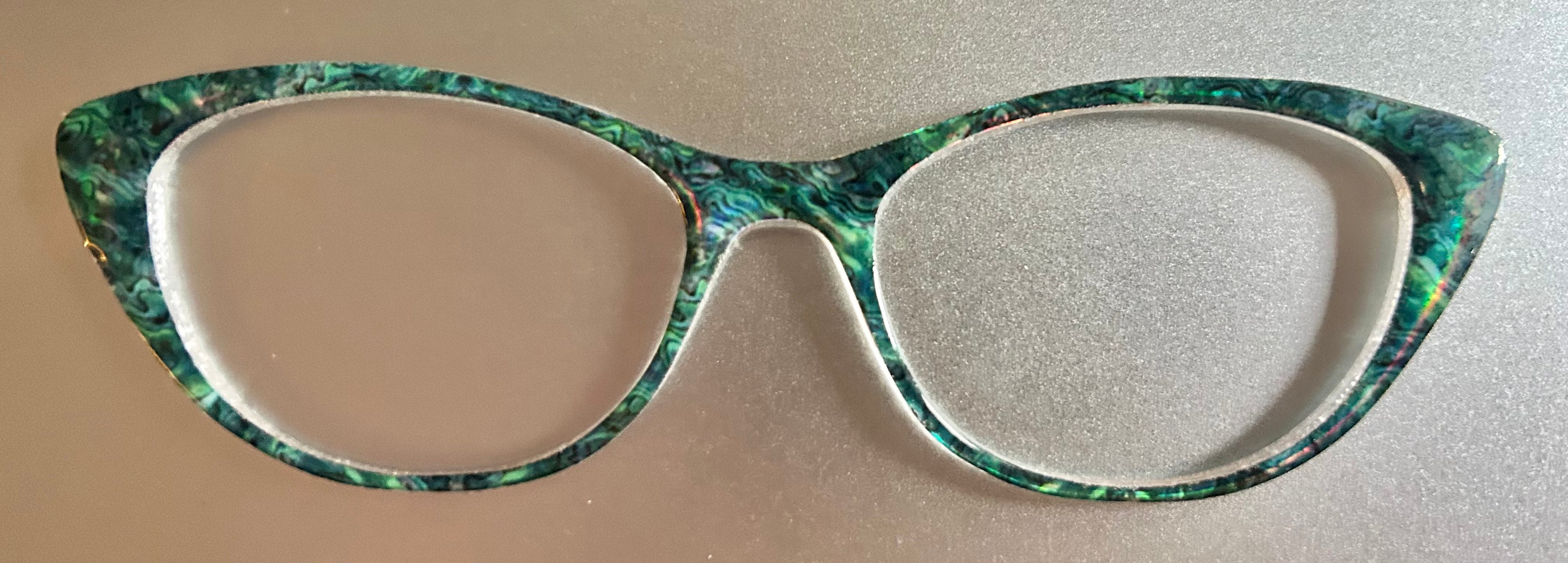 Ella Topper; blue and green shine