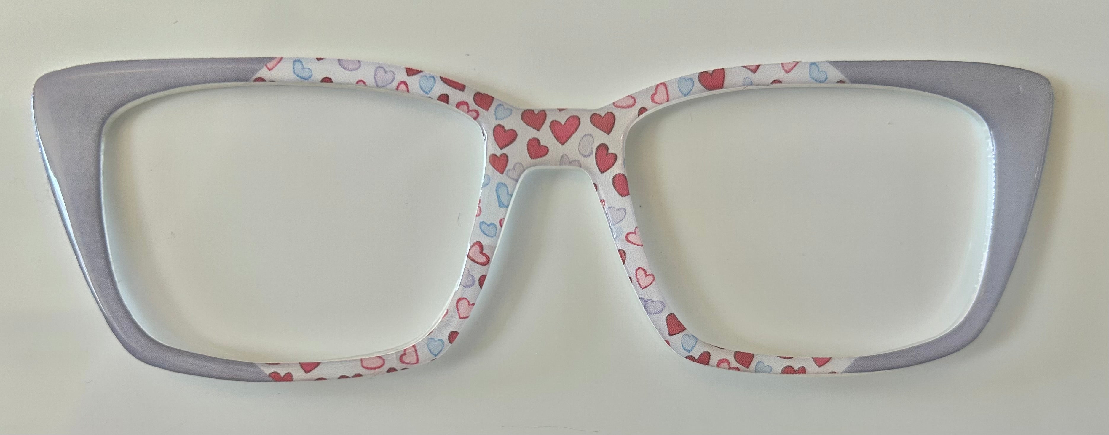 Kirby Topper; hybrid; hearts/pale blue vertical split