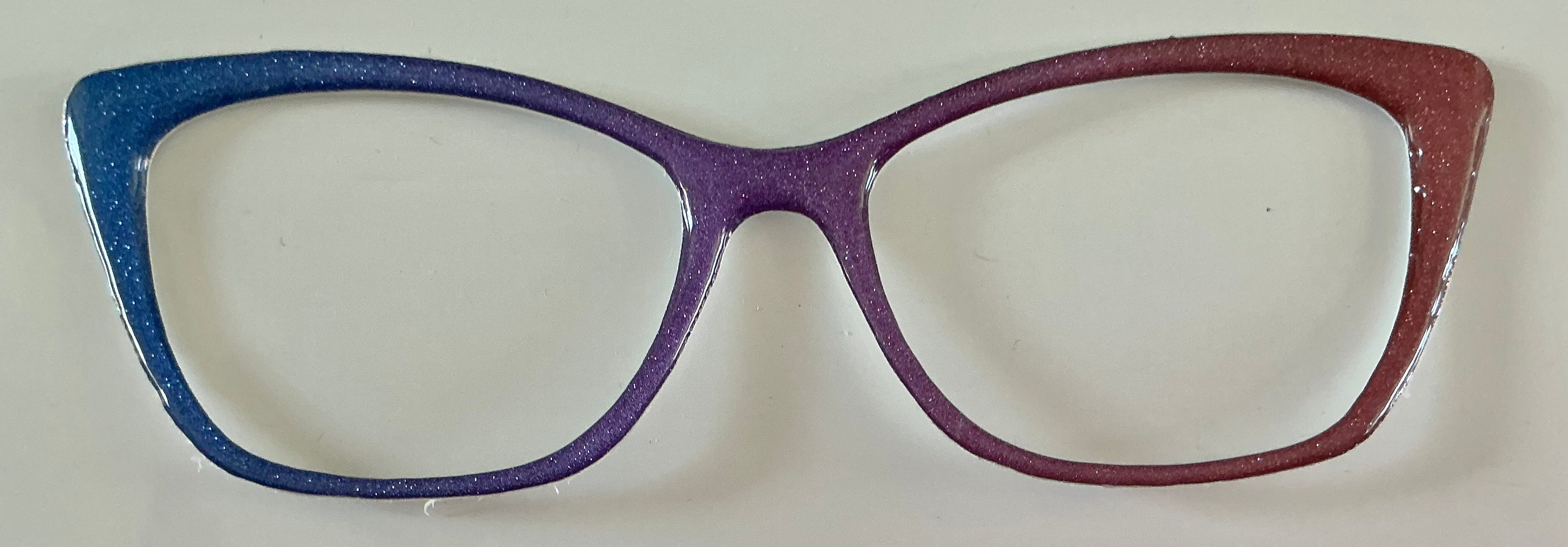 Wanda Topper; blue, purple, red shimmer