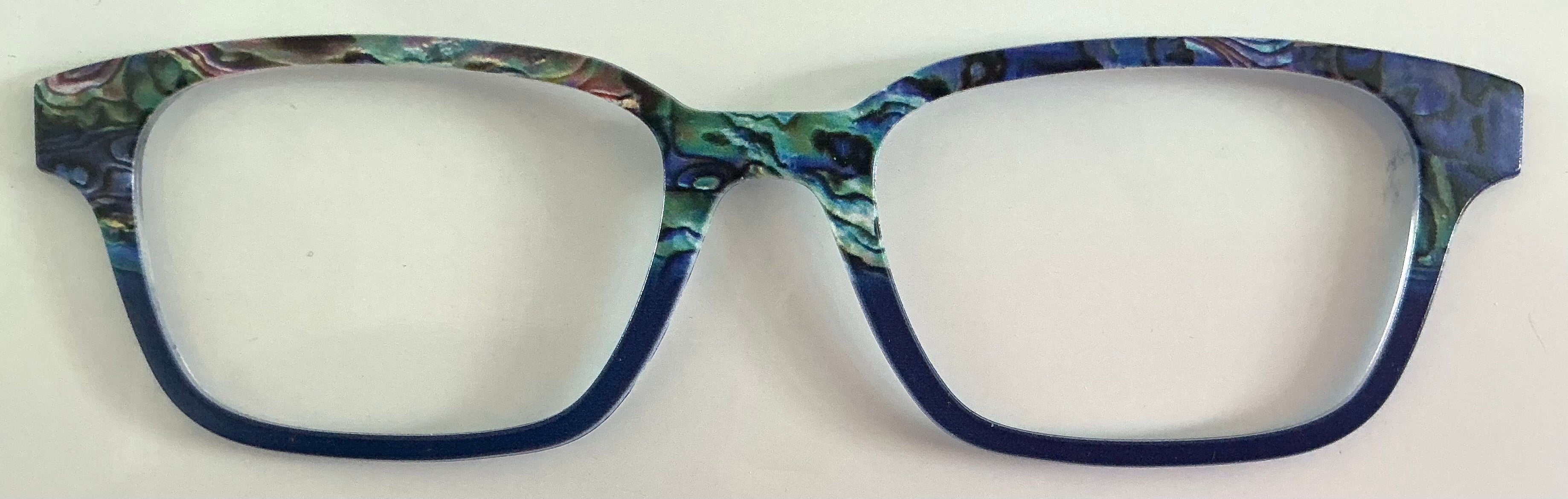 Finley Topper; abalone/navy split