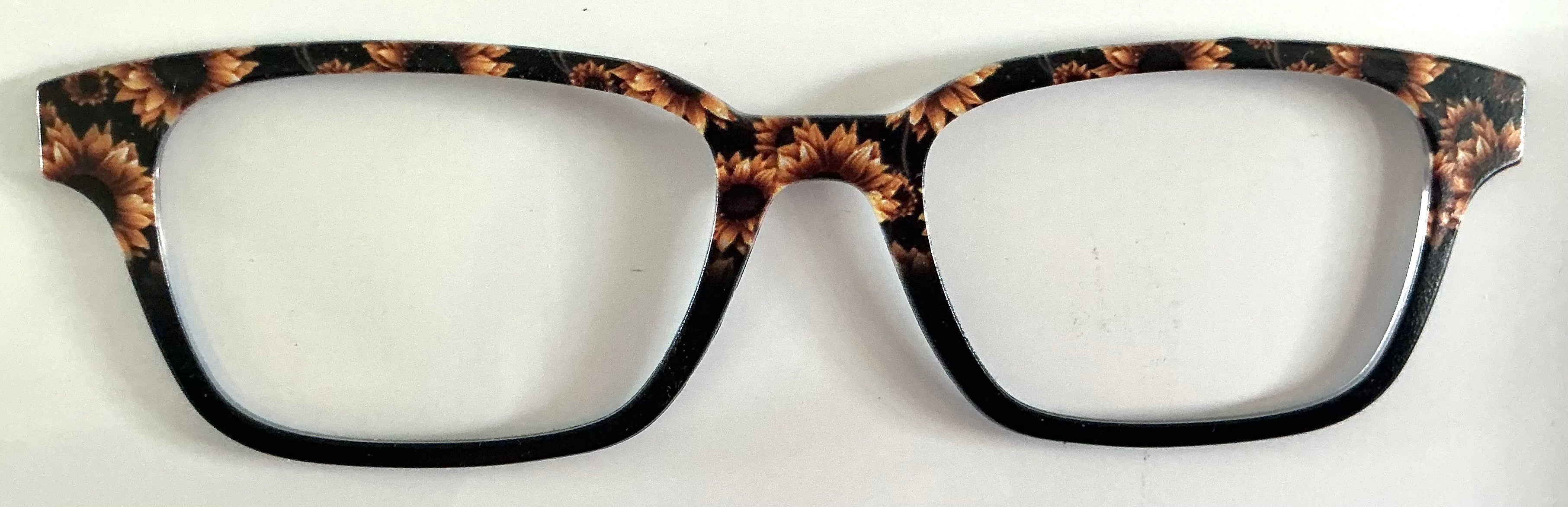 Finley Topper: sunflowers to black split