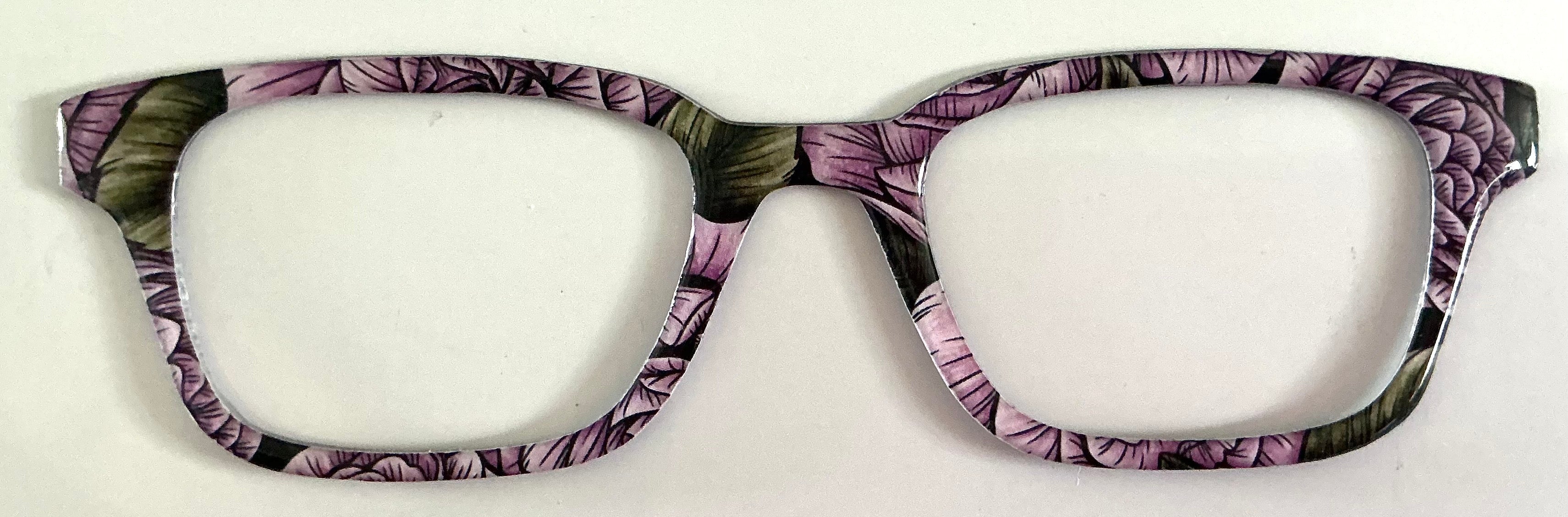 Finley Topper; purple and green design