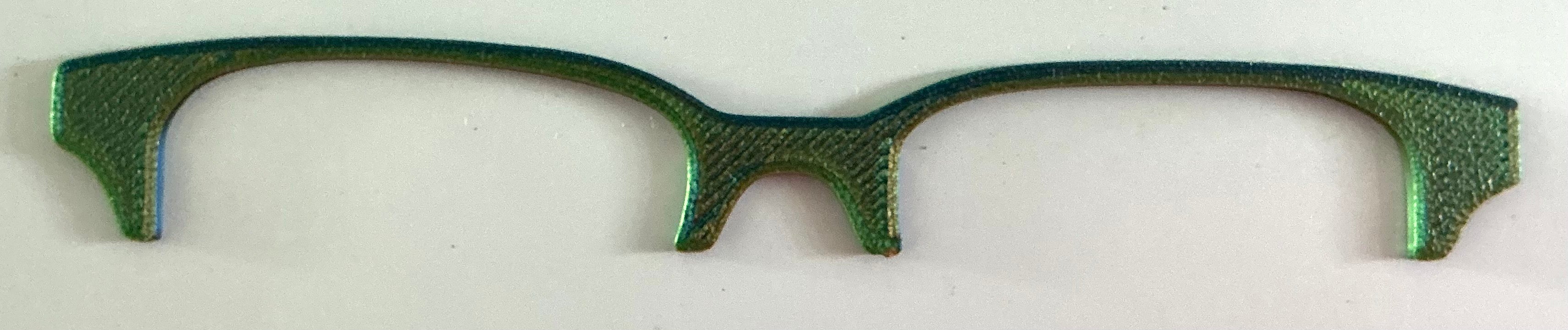 Finley Brow Topper; green blank