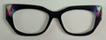 Addison Topper; hybrid: black with shimmer corners