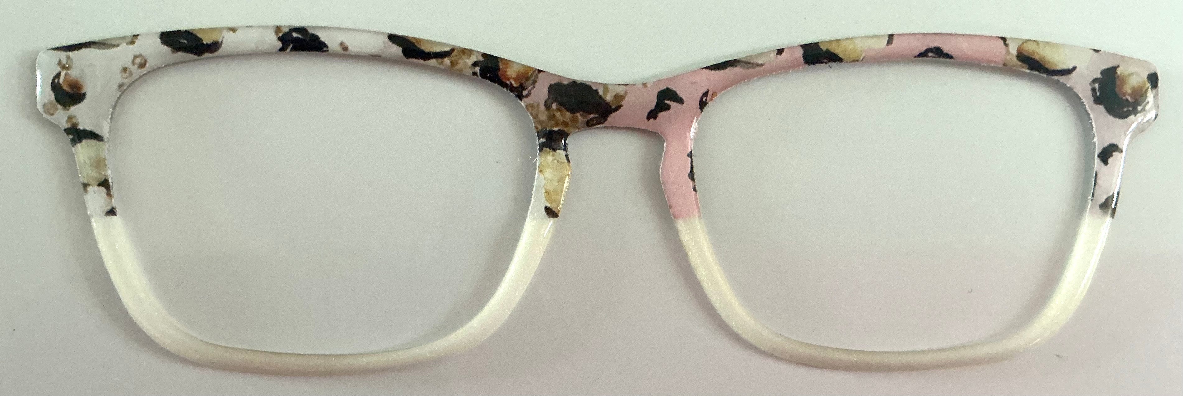 Casper Topper; pink and gold to white split
