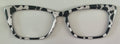 Wanda Topper; silver and black cow print