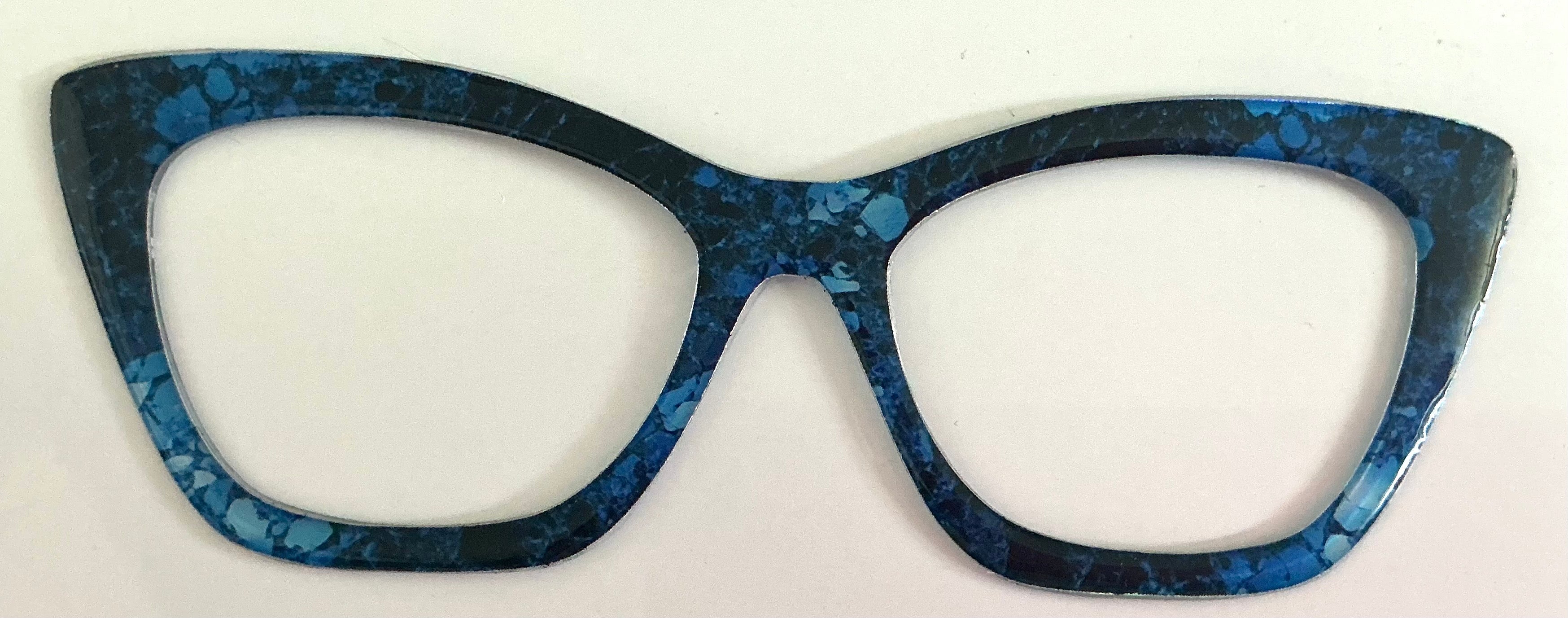 Wanda Topper; thick/ blue and black