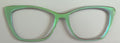 Wanda Topper; iridescent pale green shine