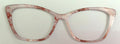 Wanda Topper; pink and red marble design