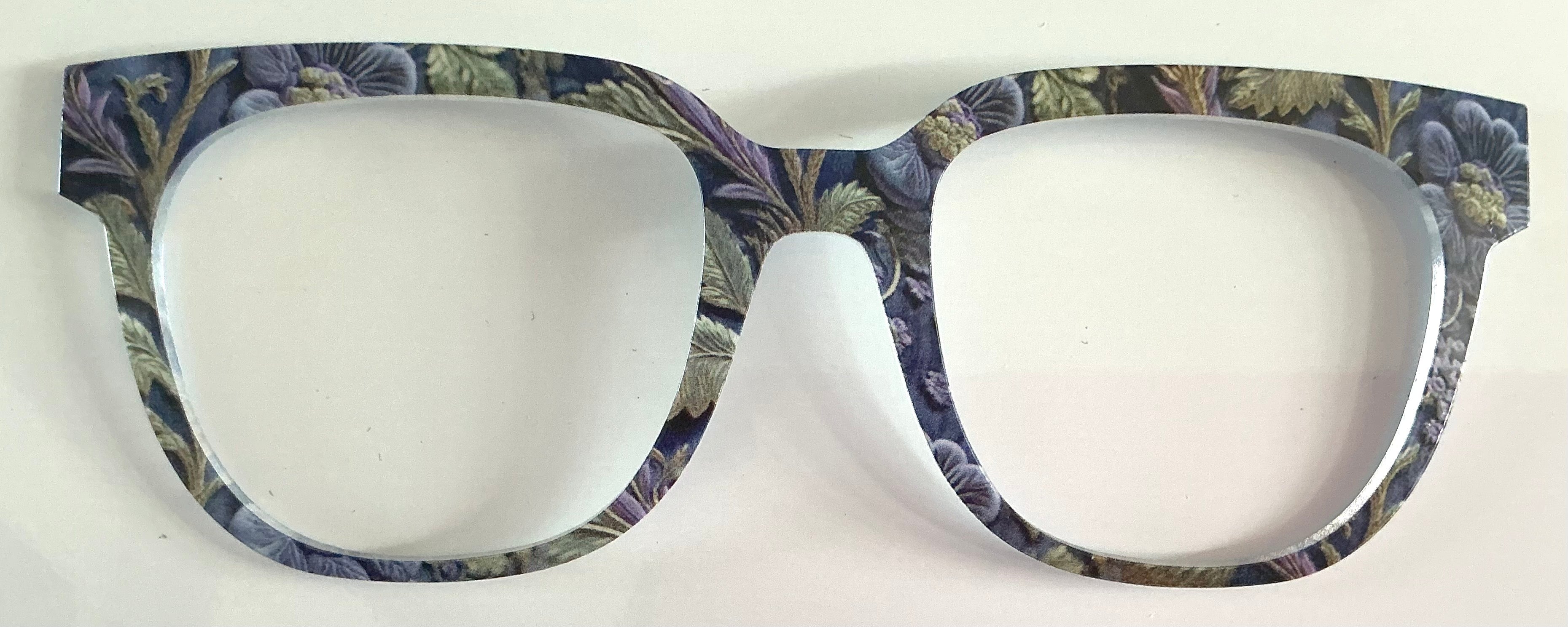 PAIR Murphy Topper; blue and green damask