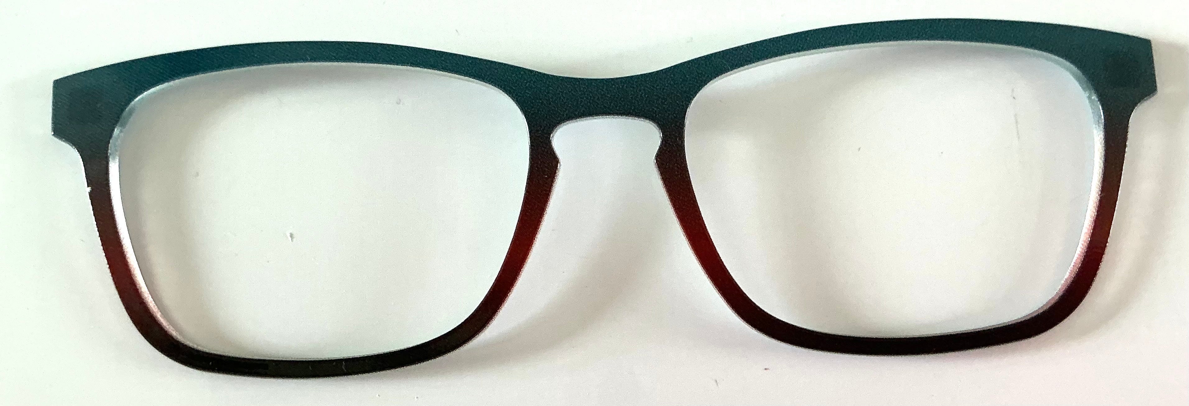 PAIR Casper Topper; teal to espresso gradient