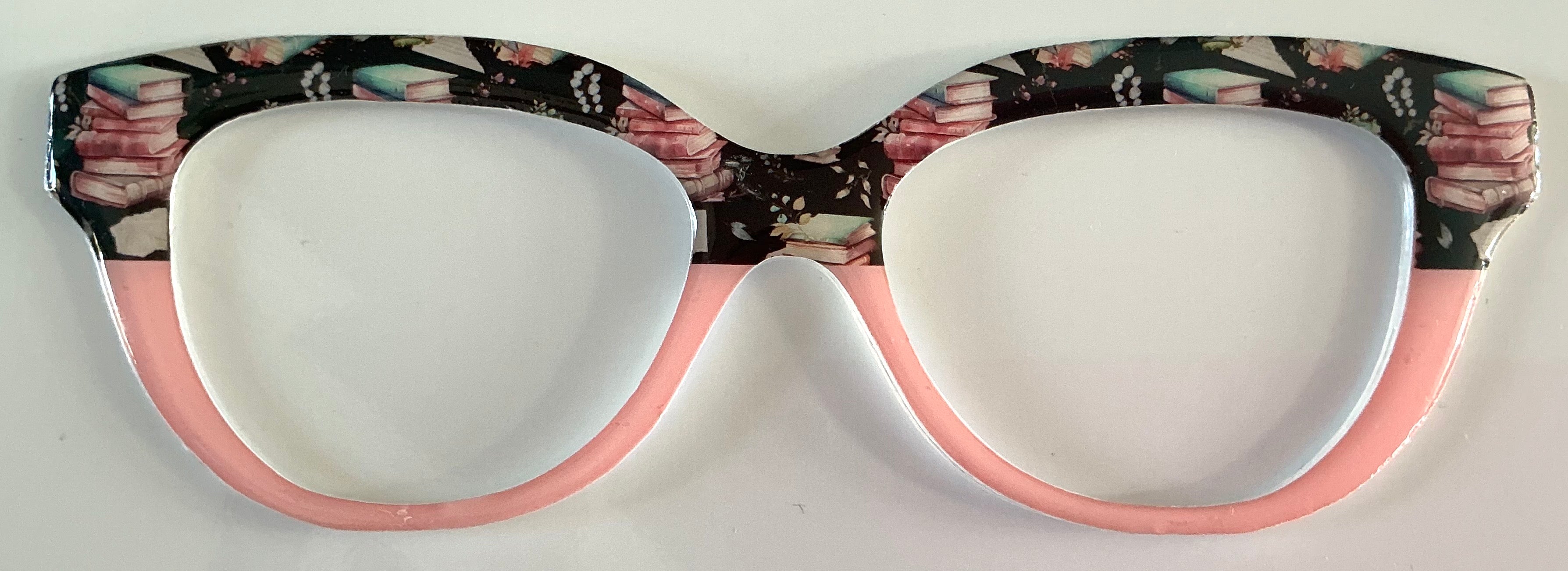 Quinn Topper; books/light pink split