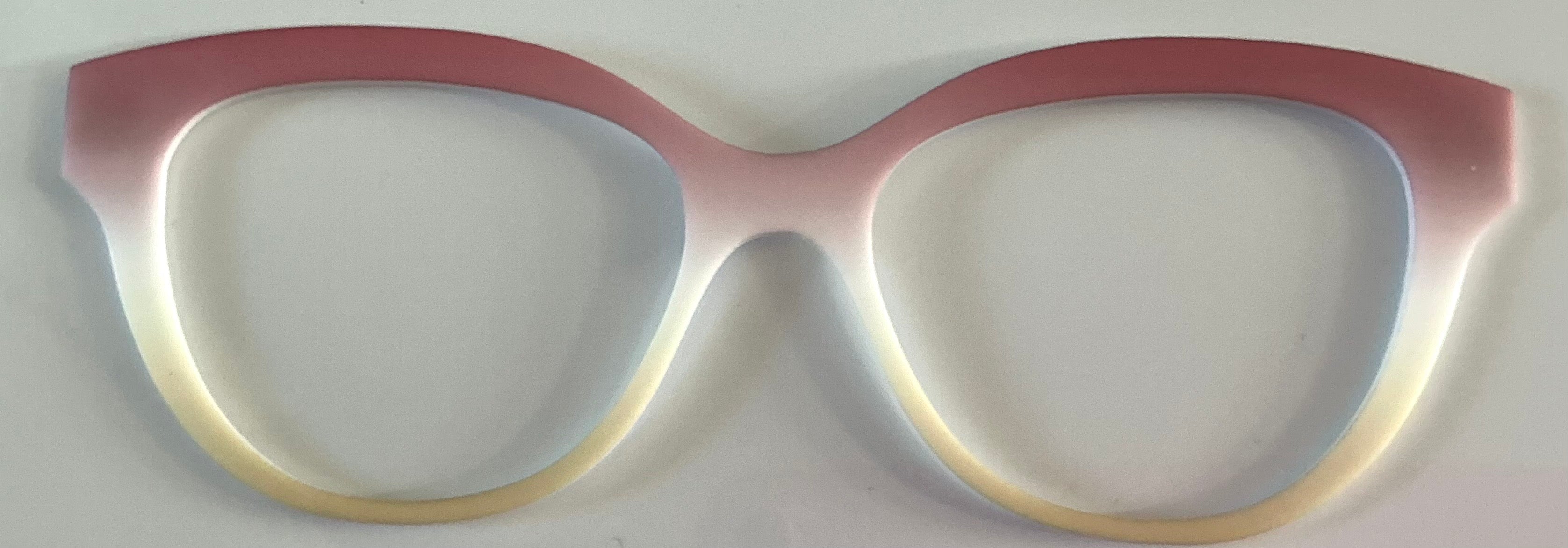 Quinn Topper; pink/white/cream gradient
