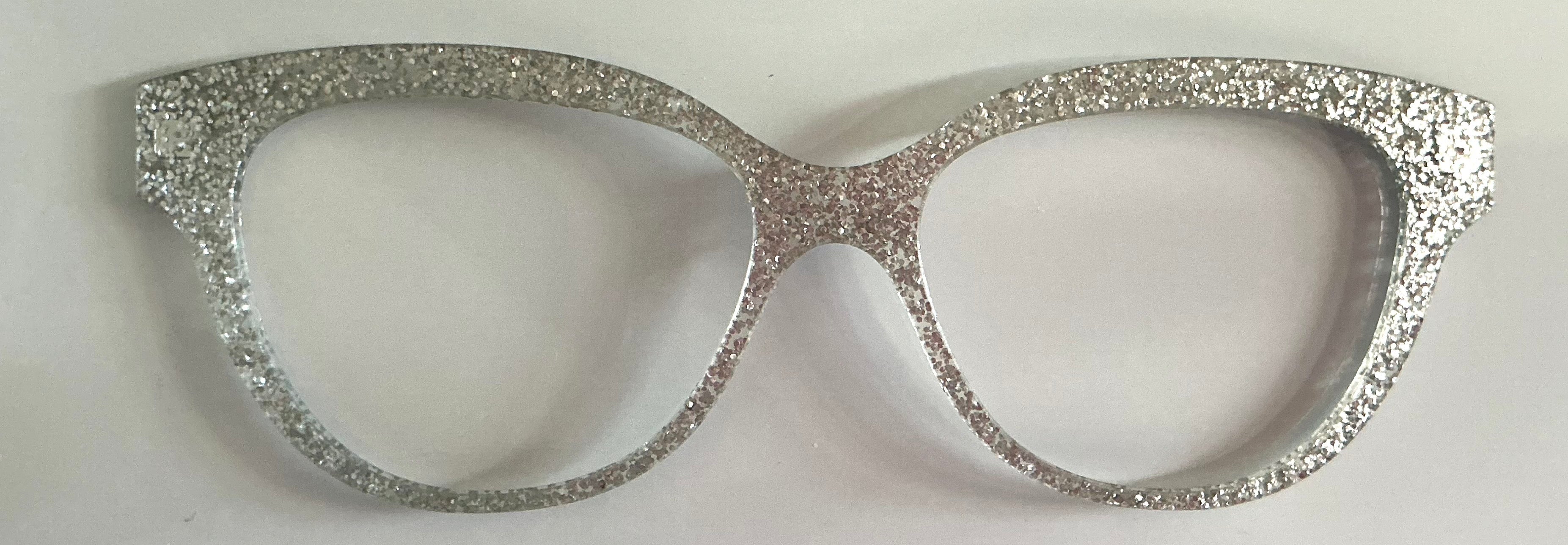 PAIR Quinn Topper; silver sparkle