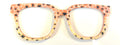 Murphy Topper; orange to yellow animal print