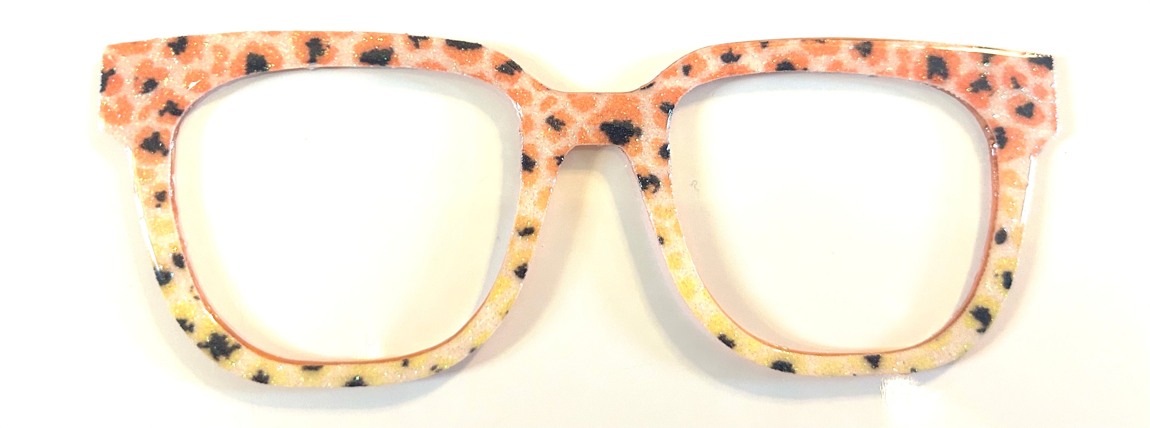 Murphy Topper; orange to yellow animal print