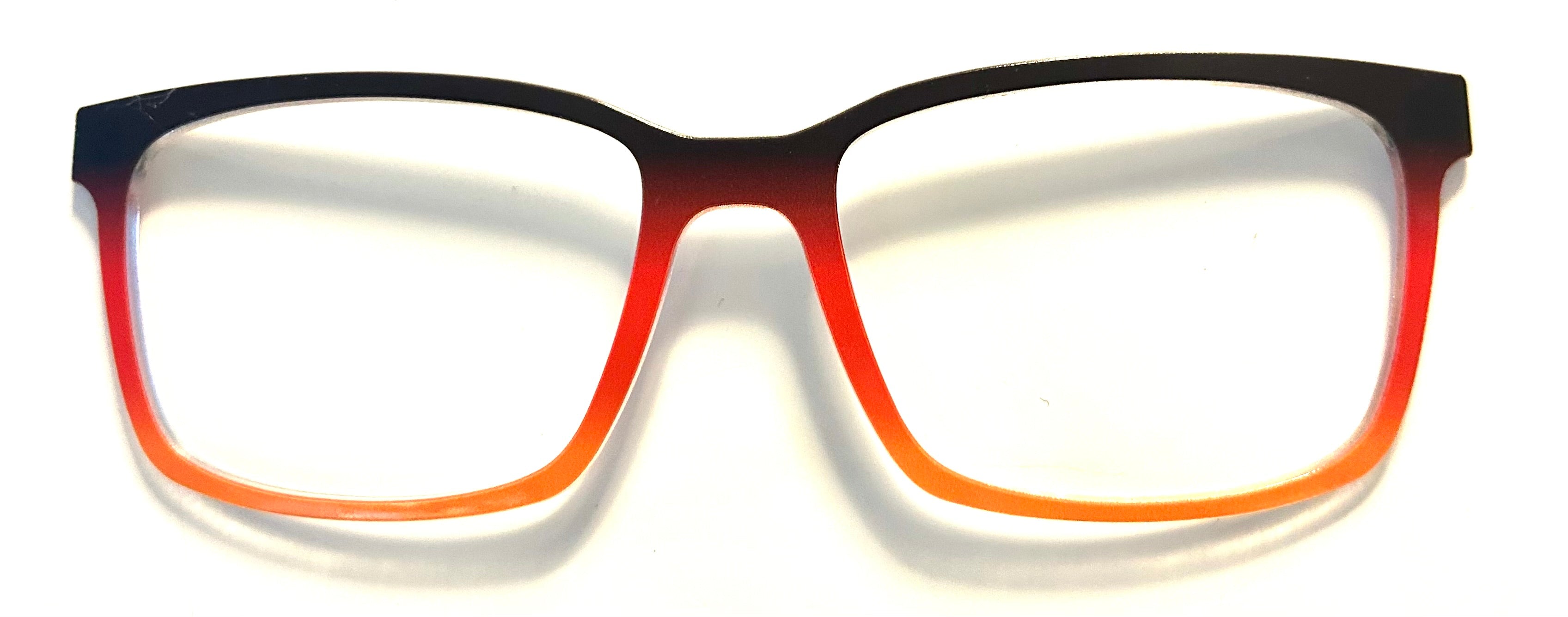 PAIR Kirby Topper; black/red/orange gradient
