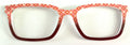 PAIR Larkin Topper; pink and orange design to burgundy fade