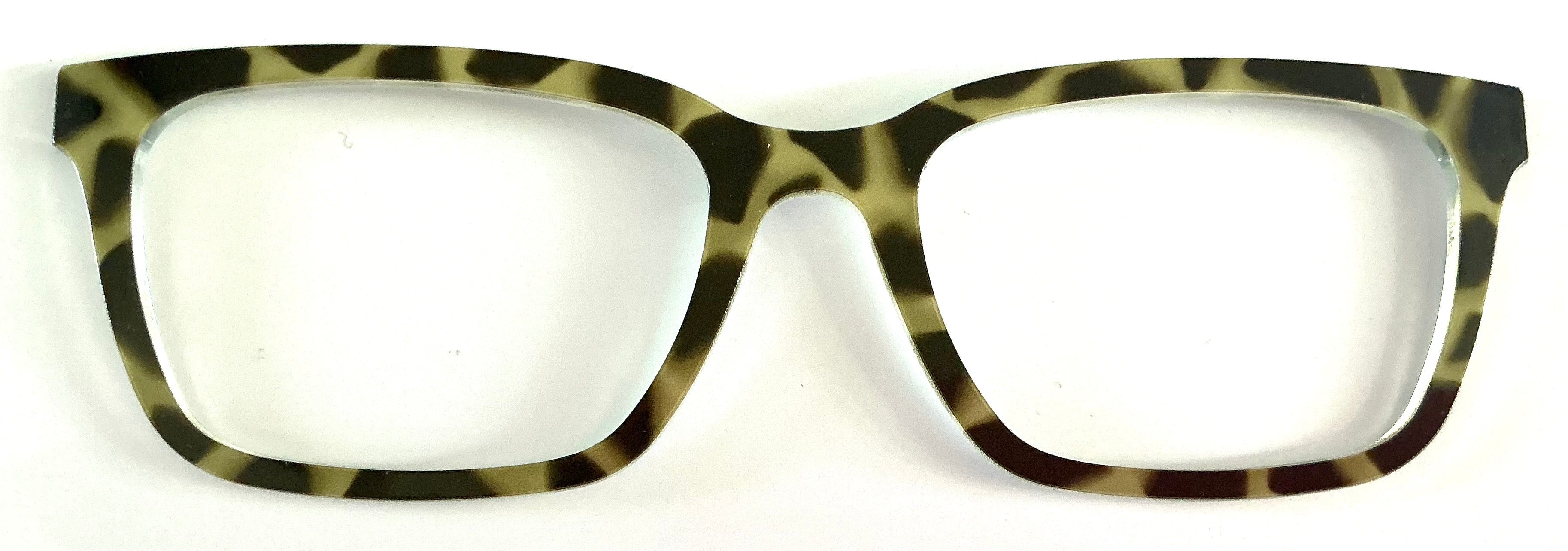 PAIR Larkin Topper; lime green/black tort