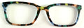 PAIR Larkin Topper; blue,green,tan tort