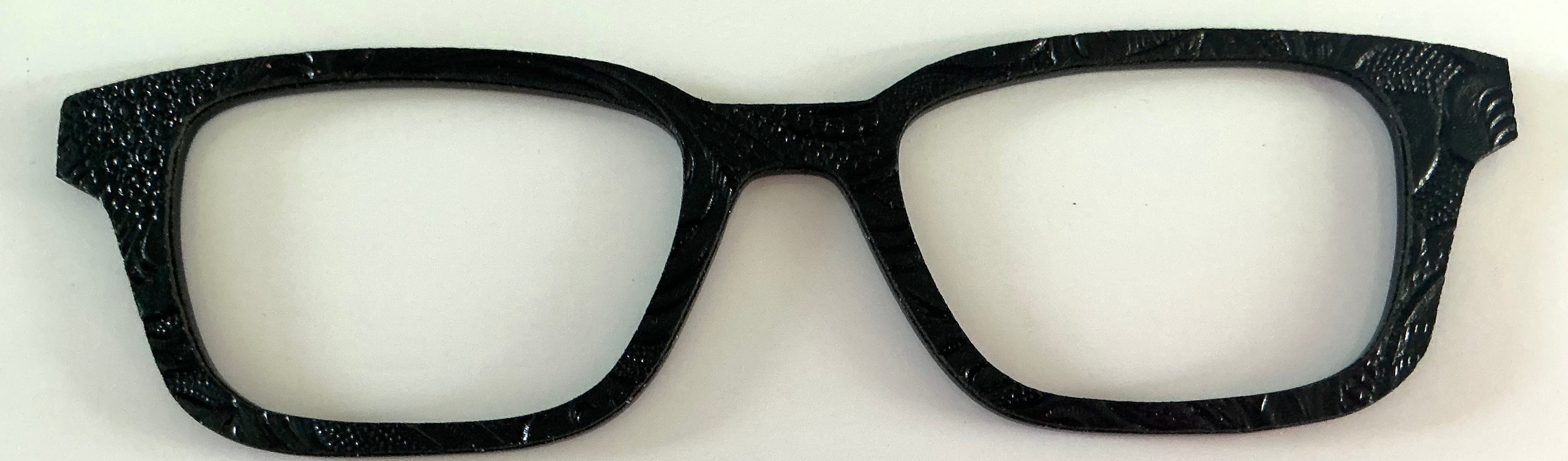 Finley Topper; Laser Nonna; black textured