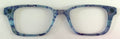 Finley Topper; Laser Nonna; translucent blue snowflakes